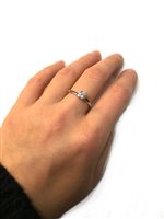 Anello Miluna Donna 8 Cuori in Oro bianco Diamante LID3291-020G7-14 - LID3291-020G7-14